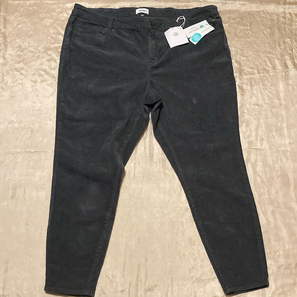 Pistola Arielle Skinny Corduroy Pants Salmon